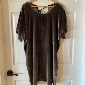 Madewell Velvet Shift Dress